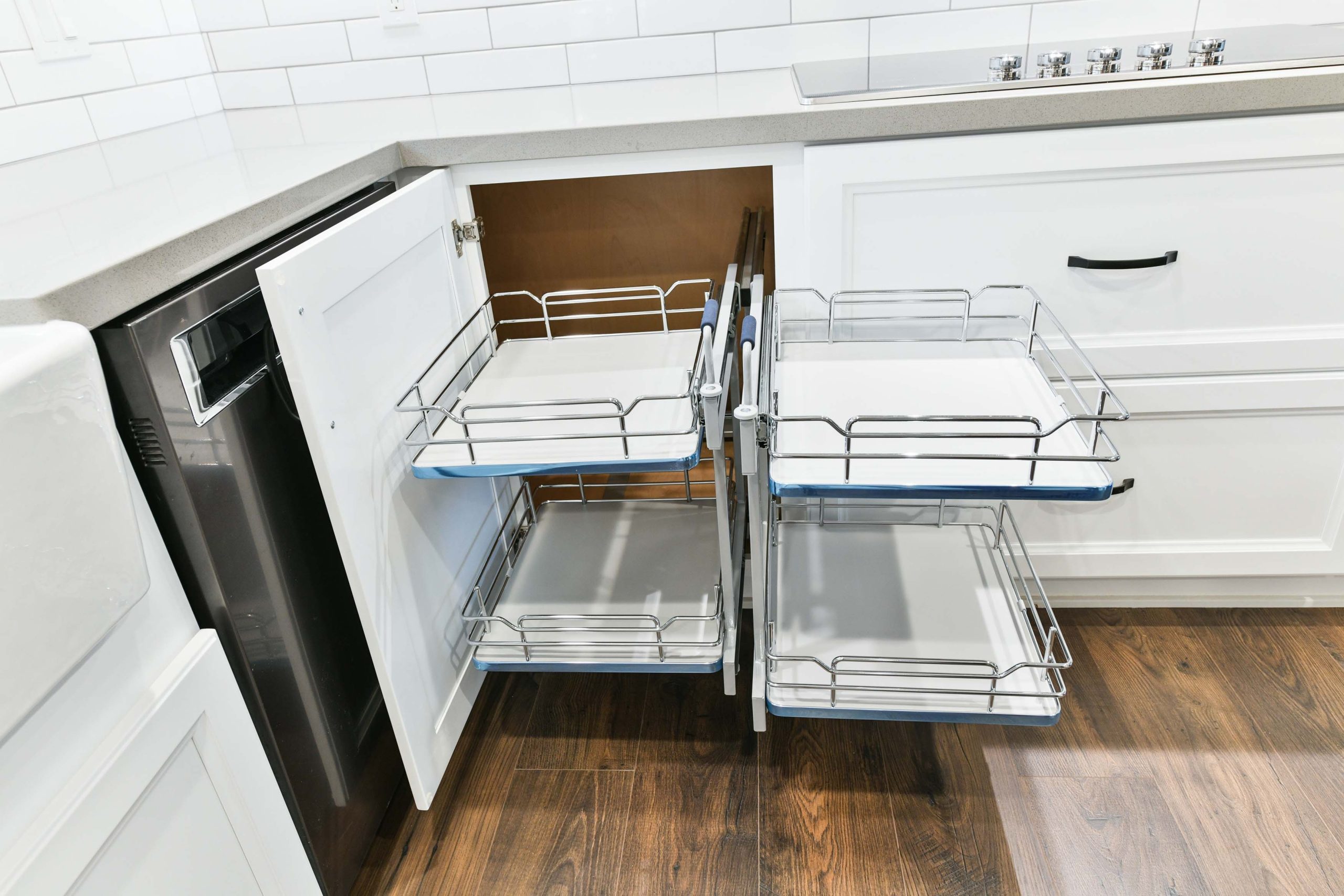 Custom Lazy Susan with Soft-Close Hardware