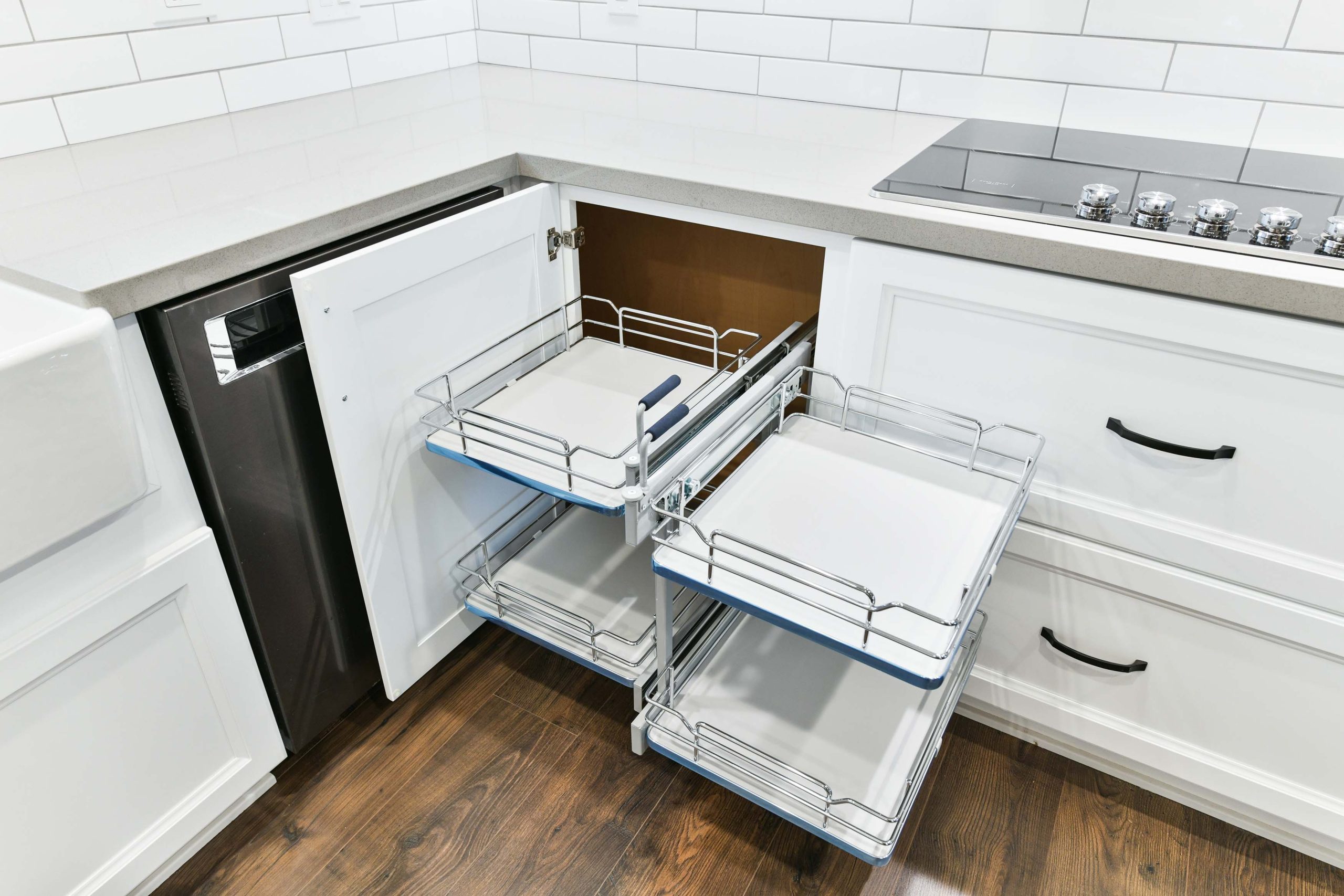Lazy Susan Storage for Pots and Pans