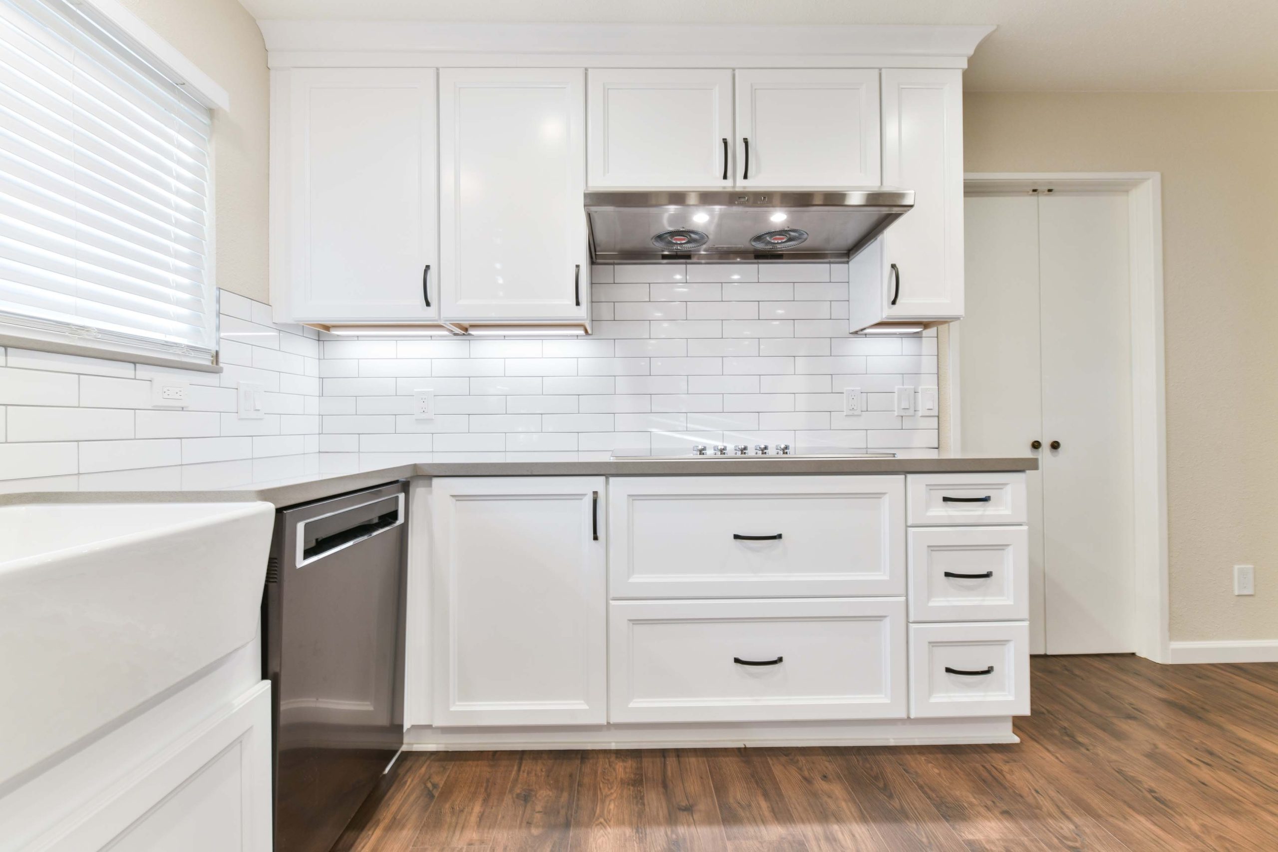 Stainless Steel Dishwasher in Custom Cabinetry