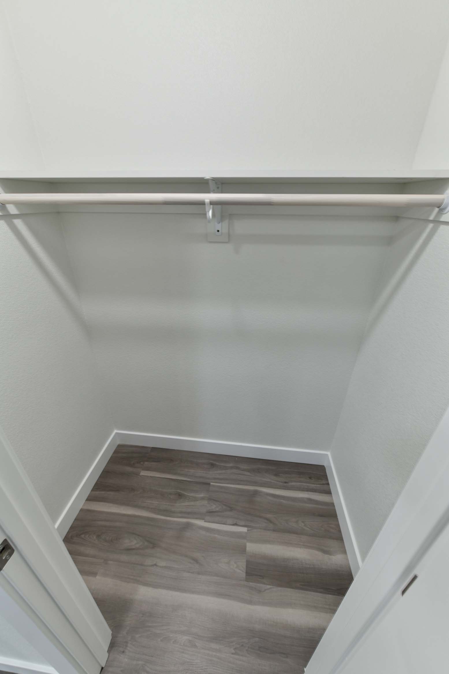 Consistent flooring installed throughout interior living areas.