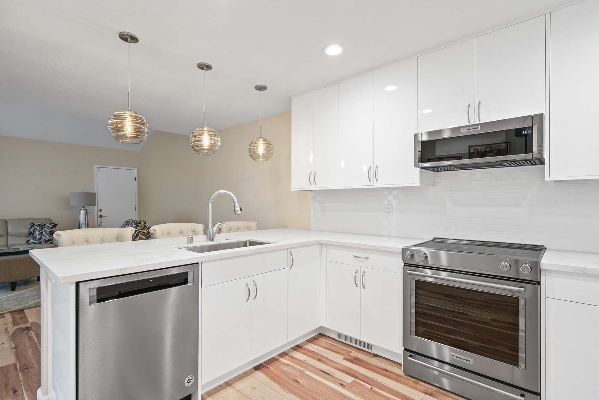 After Small kitchen Remodel by Luxehome Construction