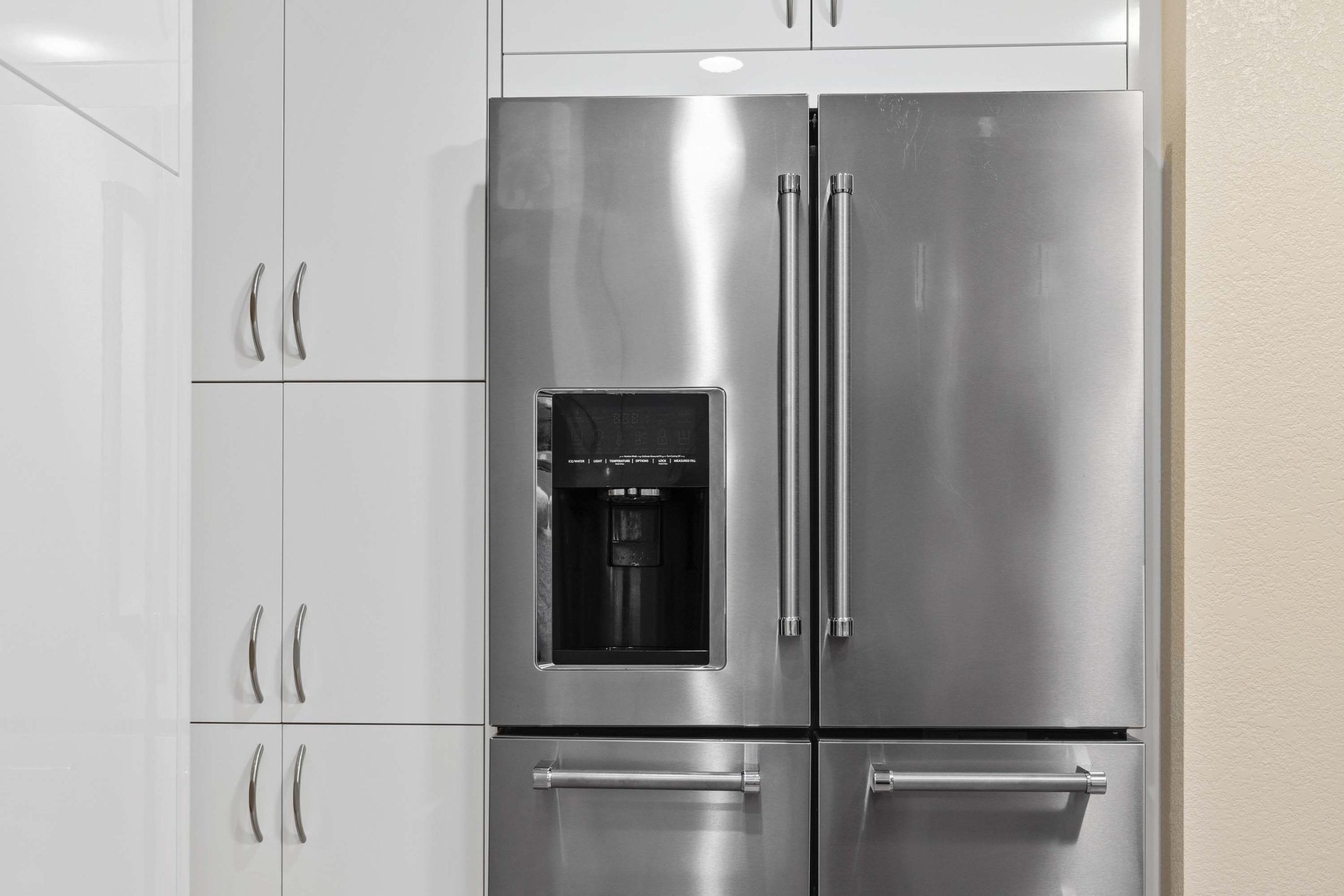 Built In Stainless Refrigerator and Pantry Fair Oaks CA 95628