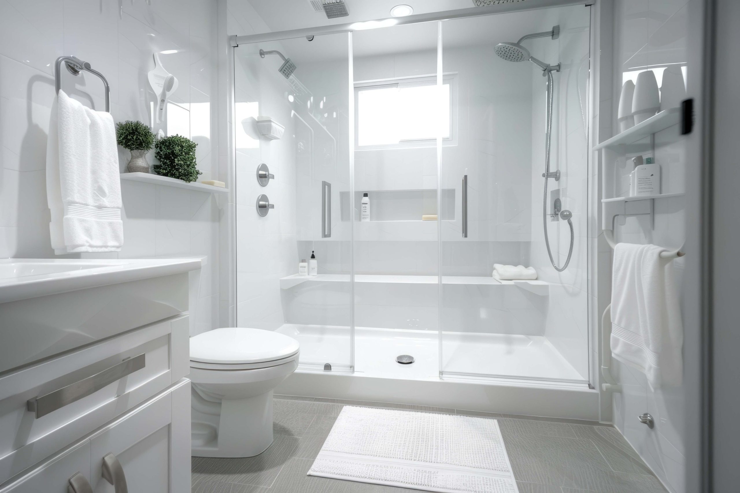 Tub-to-Shower Conversion