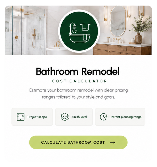 Bathroom Remodel Cost Calculator Bathroom Remodel Cost Calculator